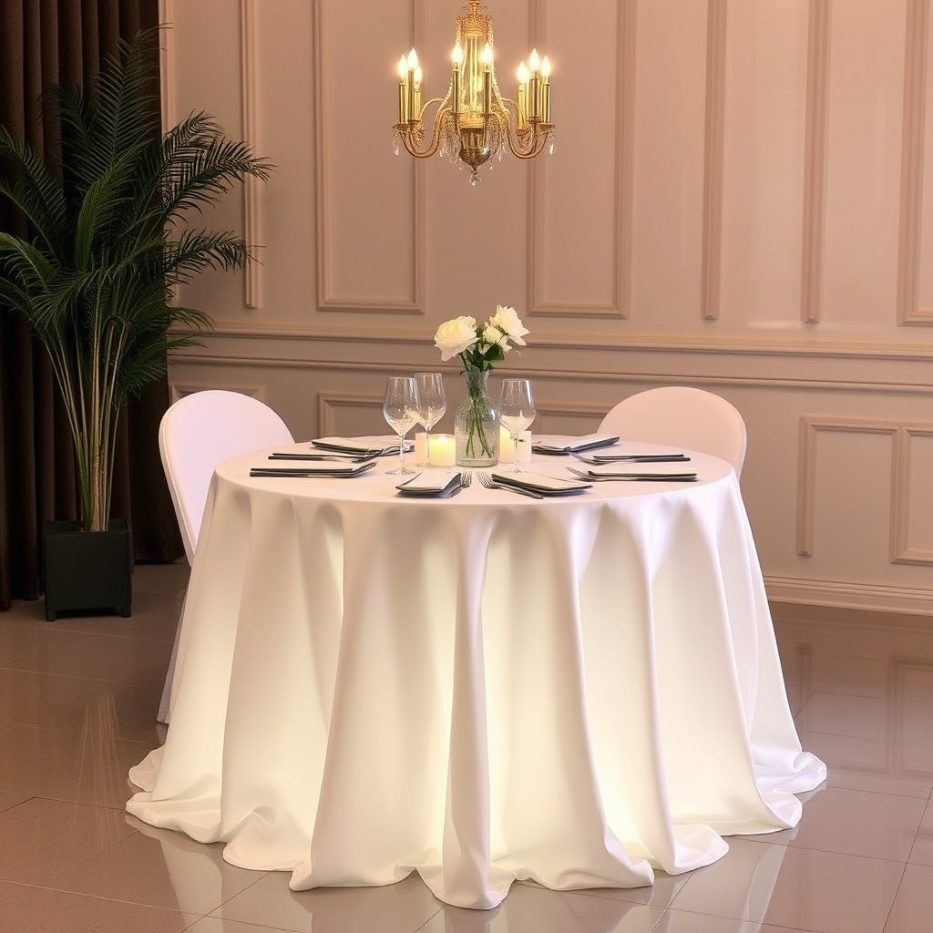 Toalhas de Mesa para Festa: Aluguel de Tecidos Premium para Seu Evento